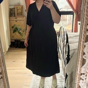 Old Navy Black Wrap Dress, Size 3X